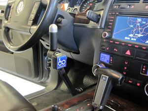 The Click & Go solution installed in a Volkswagen.